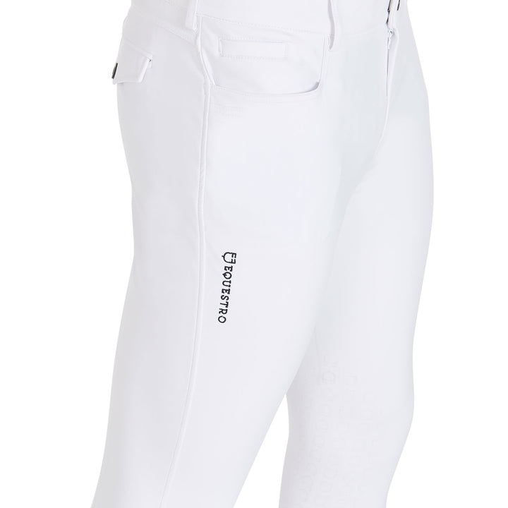 Slim fit breeches knee grip breeches with logo