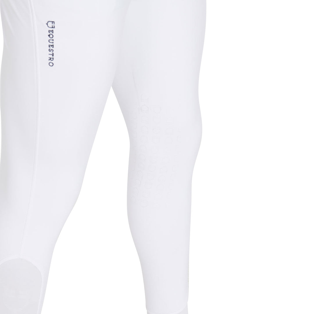 Slim fit breeches knee grip breeches with logo