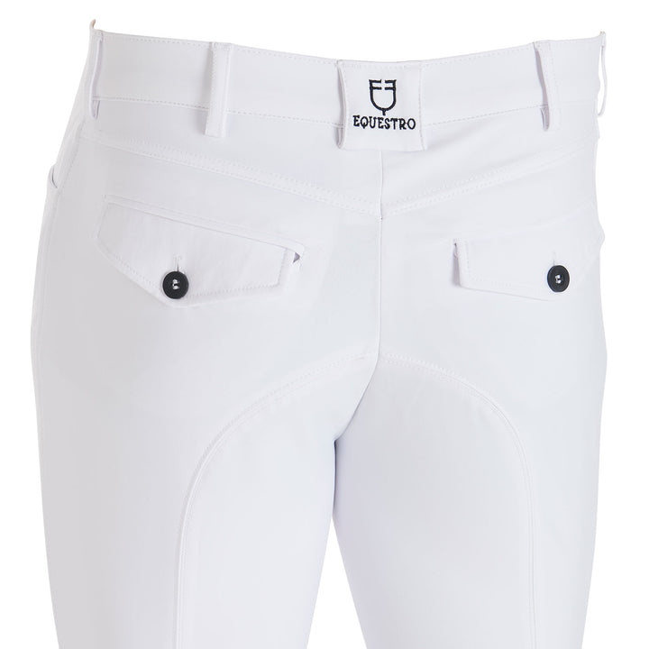 Slim fit breeches knee grip breeches with logo