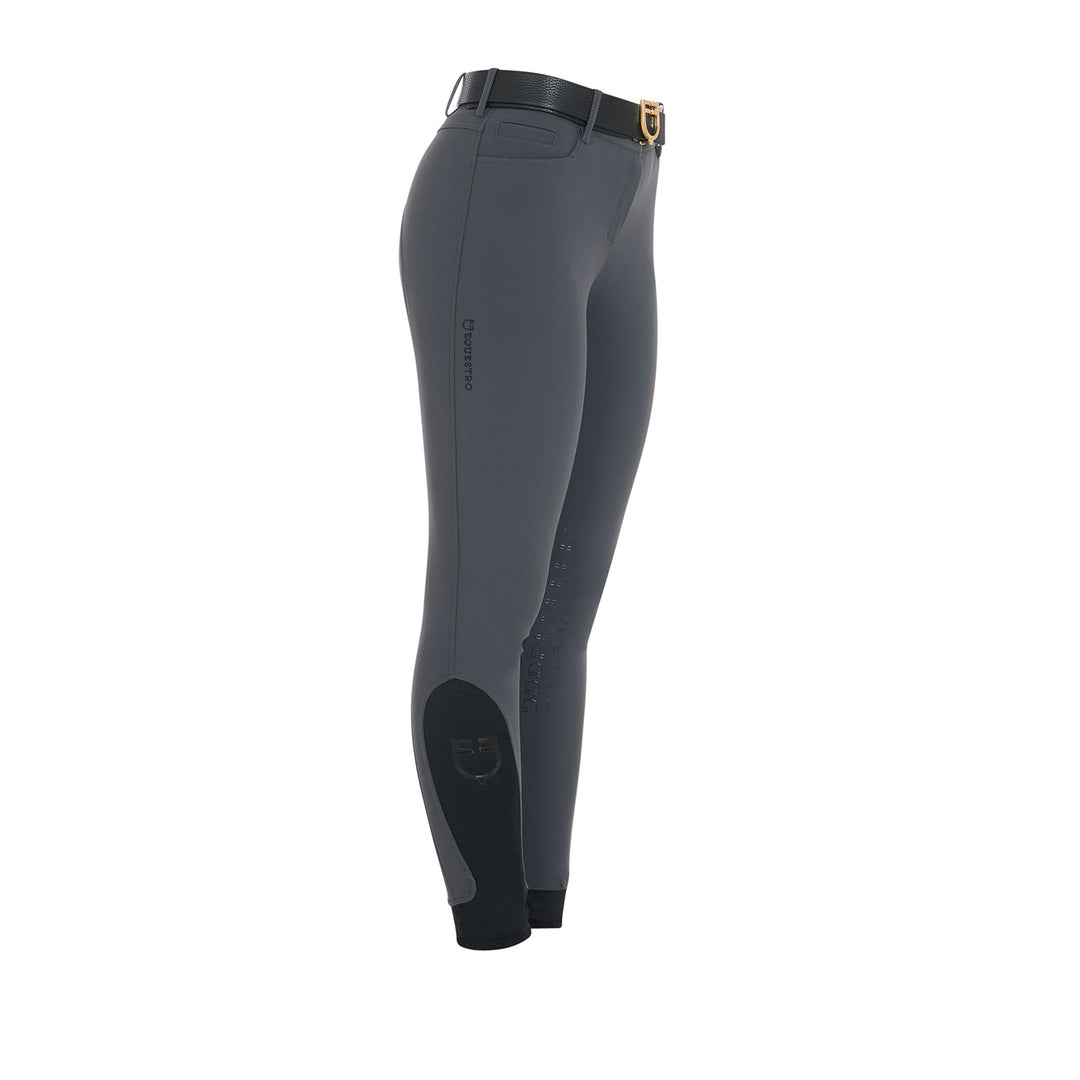 Slim fit breeches knee grip breeches with logo