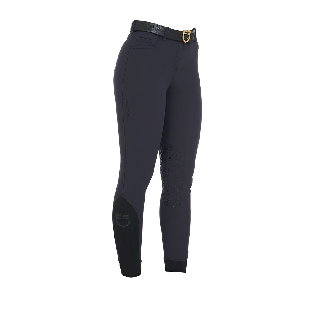 Slim fit breeches knee grip breeches with logo