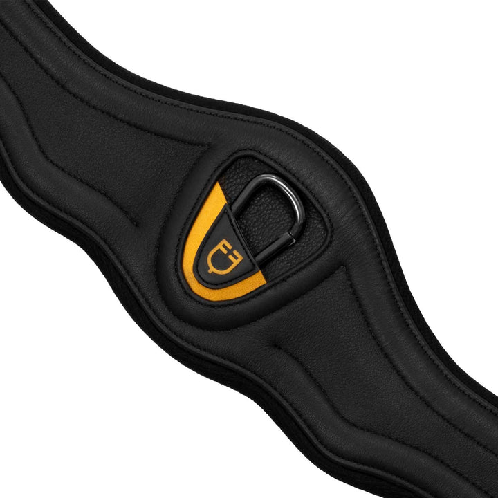 Girth contoured leather