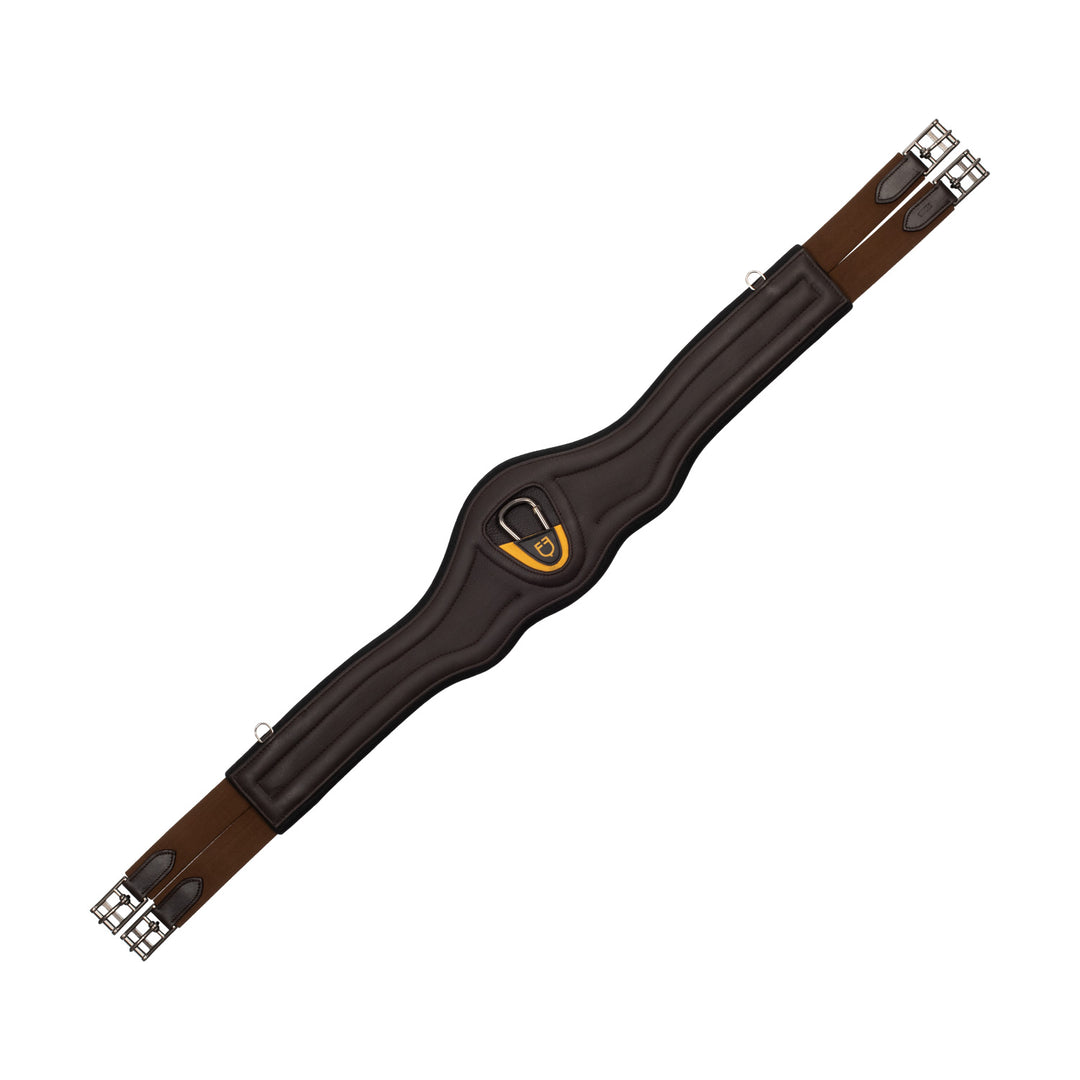 Girth contoured leather