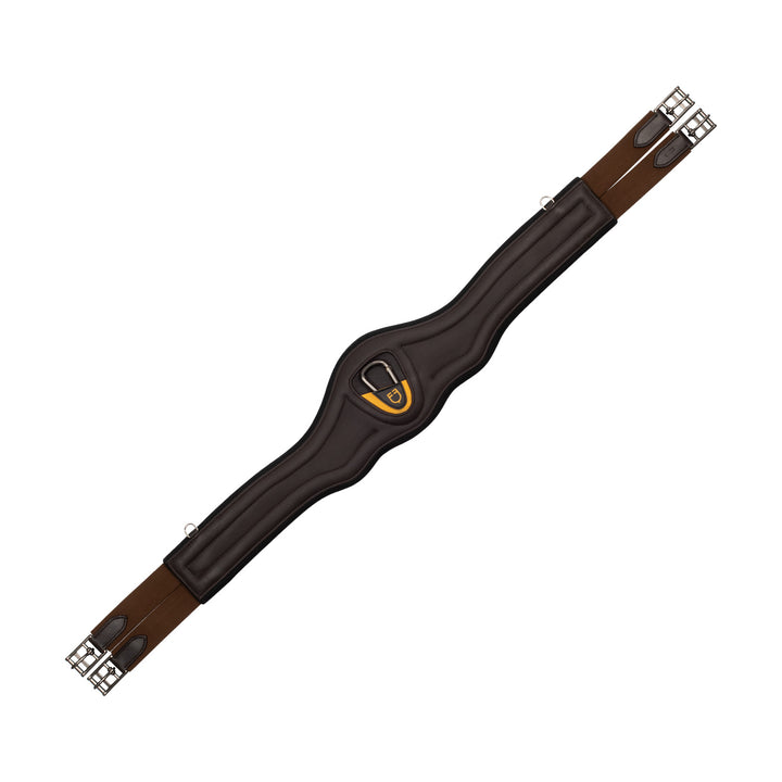 Girth contoured leather
