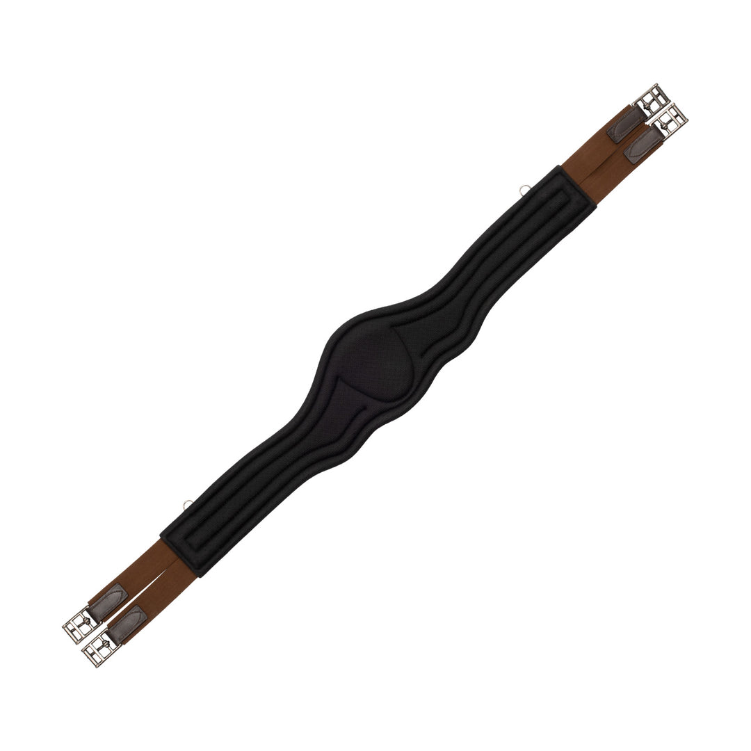Girth contoured leather