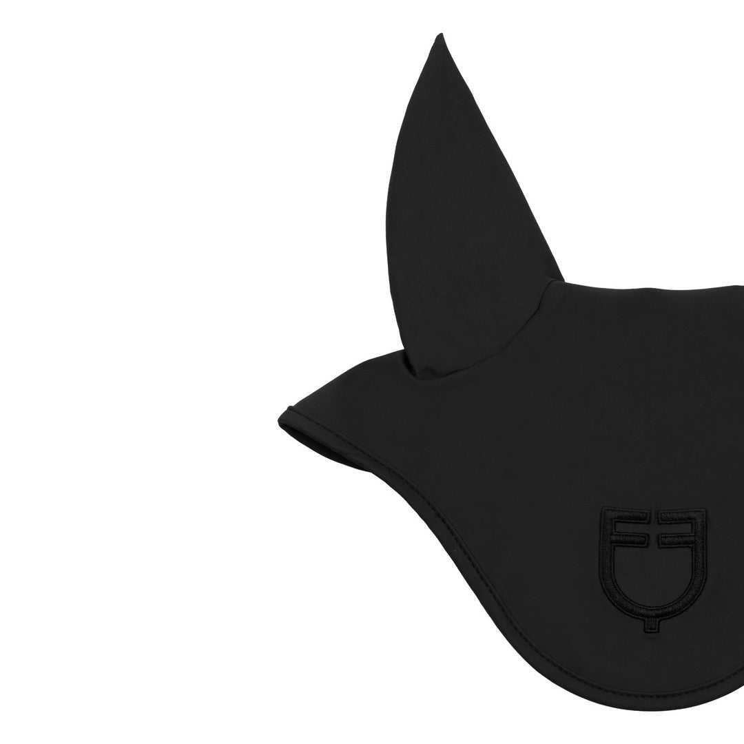 Technical Fly Veil With Shaped Ears - Black