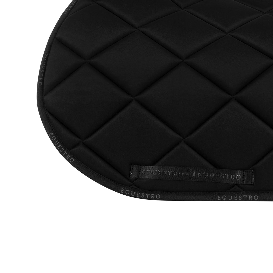 Jumping saddle pad technical fabric with logo