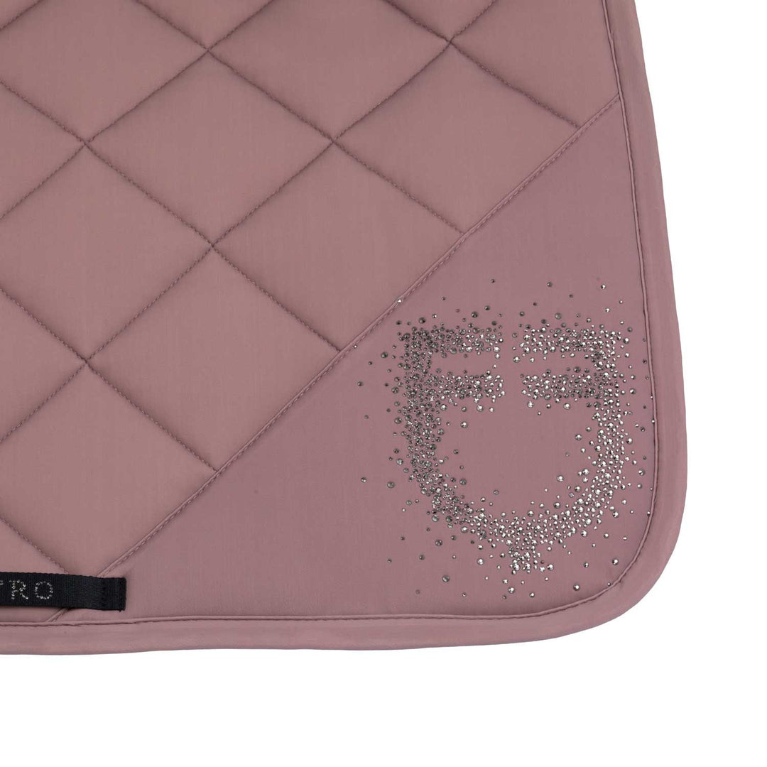 Jumping Saddle Pad With Rhinestone Logo - Antler