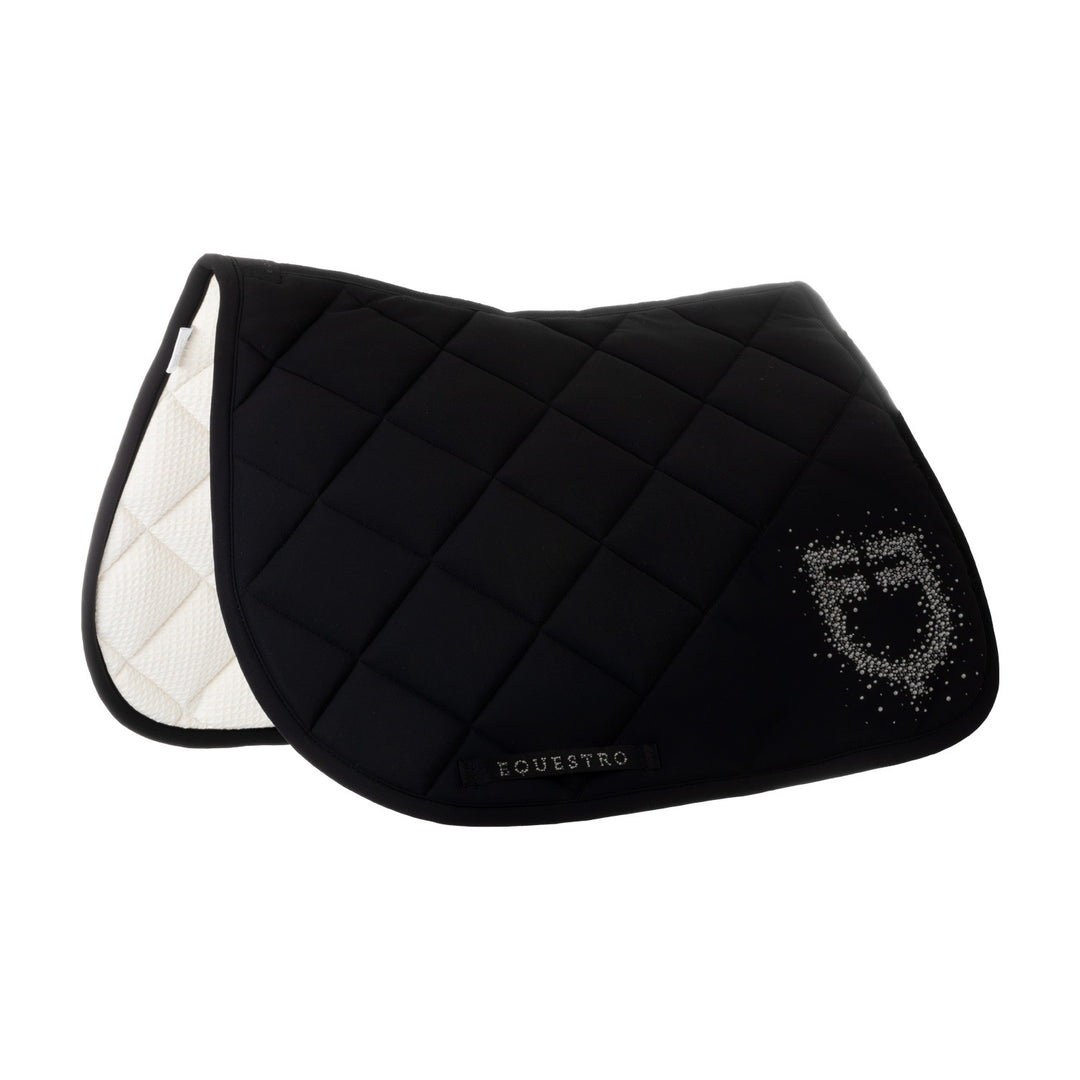 Jumping Saddle Pad With Rhinestone Logo