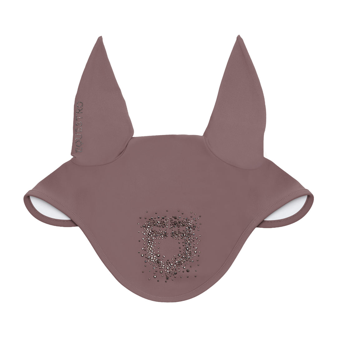 Fly Veil In Technical Fabric With Rhinestone Logo - Antler