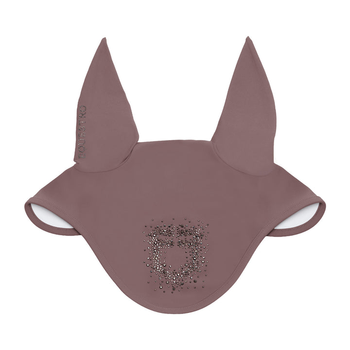Fly Veil In Technical Fabric With Rhinestone Logo - Antler