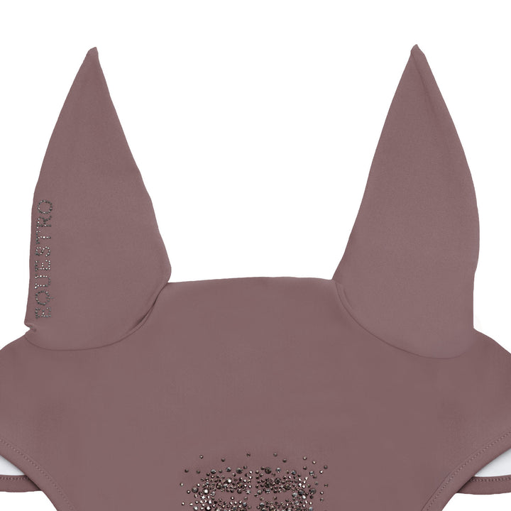 Fly Veil In Technical Fabric With Rhinestone Logo - Antler