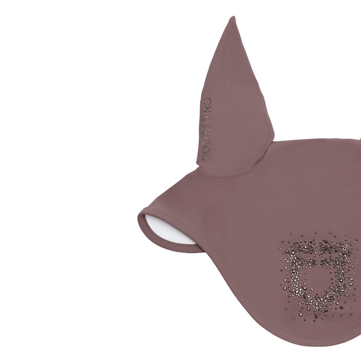 Fly Veil In Technical Fabric With Rhinestone Logo - Antler