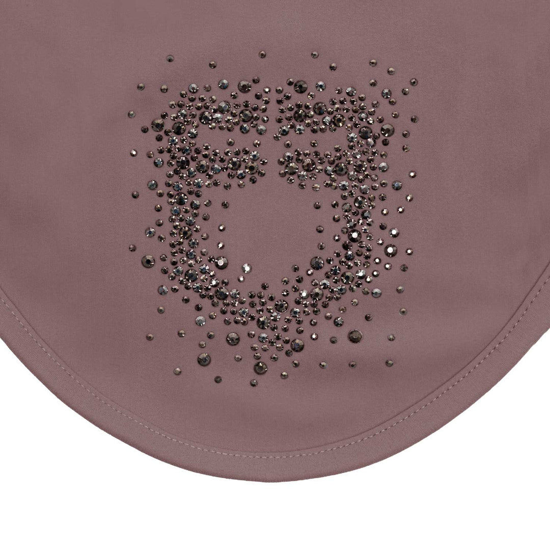 Fly Veil In Technical Fabric With Rhinestone Logo - Antler
