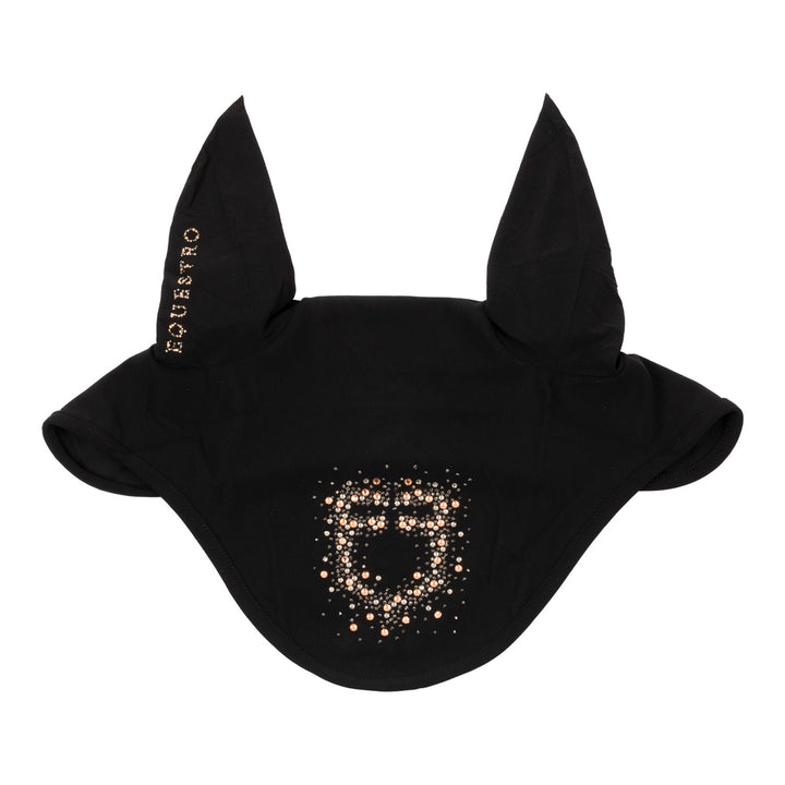 Fly Veil In Technical Fabric With Rhinestone Logo
