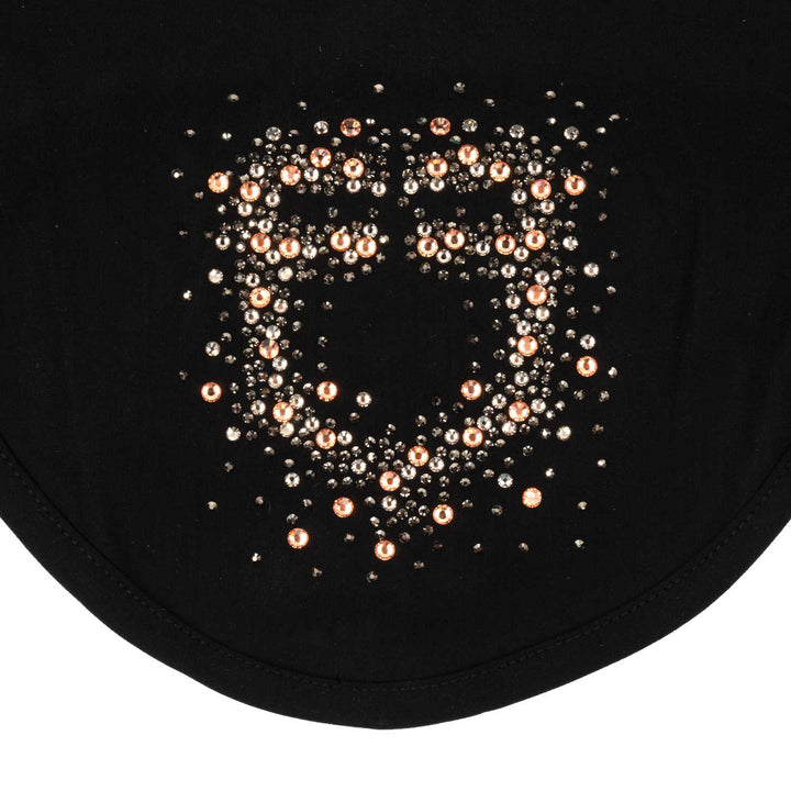 Fly Veil In Technical Fabric With Rhinestone Logo
