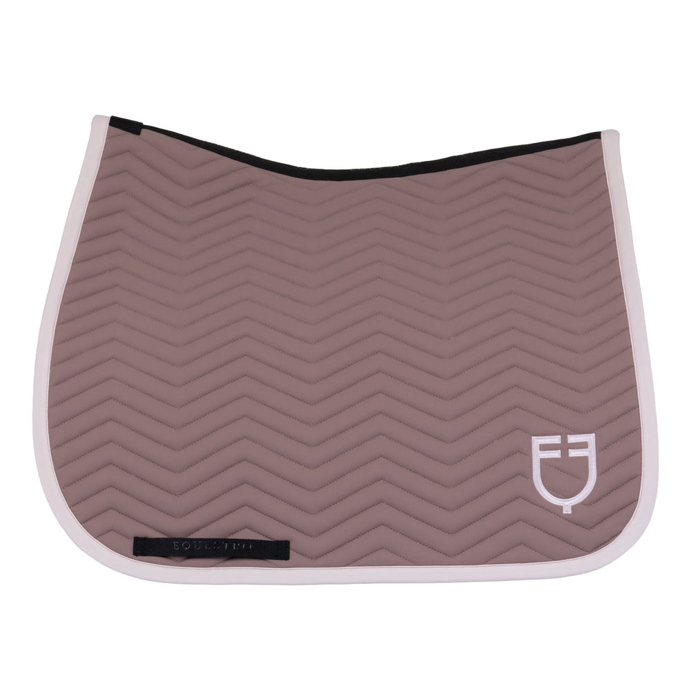 Dressage Saddle Pad With Wave Quilting - Antler / Hushed Violet
