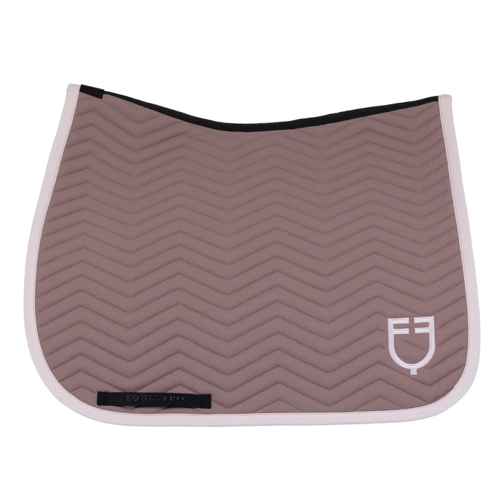 Dressage Saddle Pad With Wave Quilting - Antler / Hushed Violet