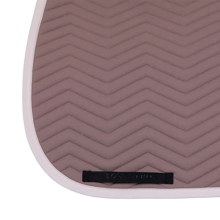 Dressage Saddle Pad With Wave Quilting - Antler / Hushed Violet