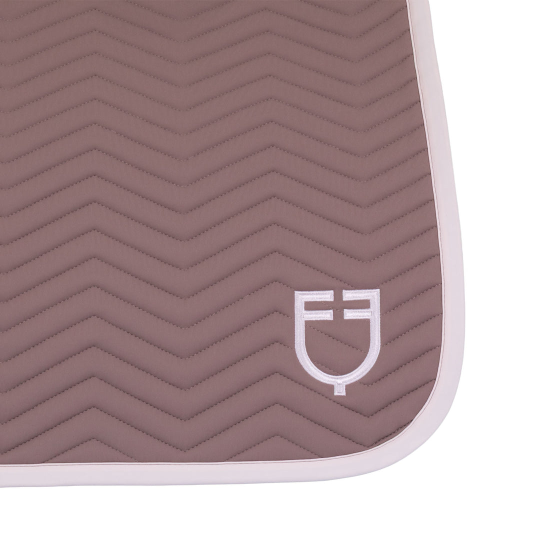 Dressage Saddle Pad With Wave Quilting - Antler / Hushed Violet