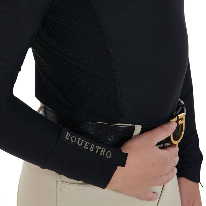 Girls' long-sleeved training base layer