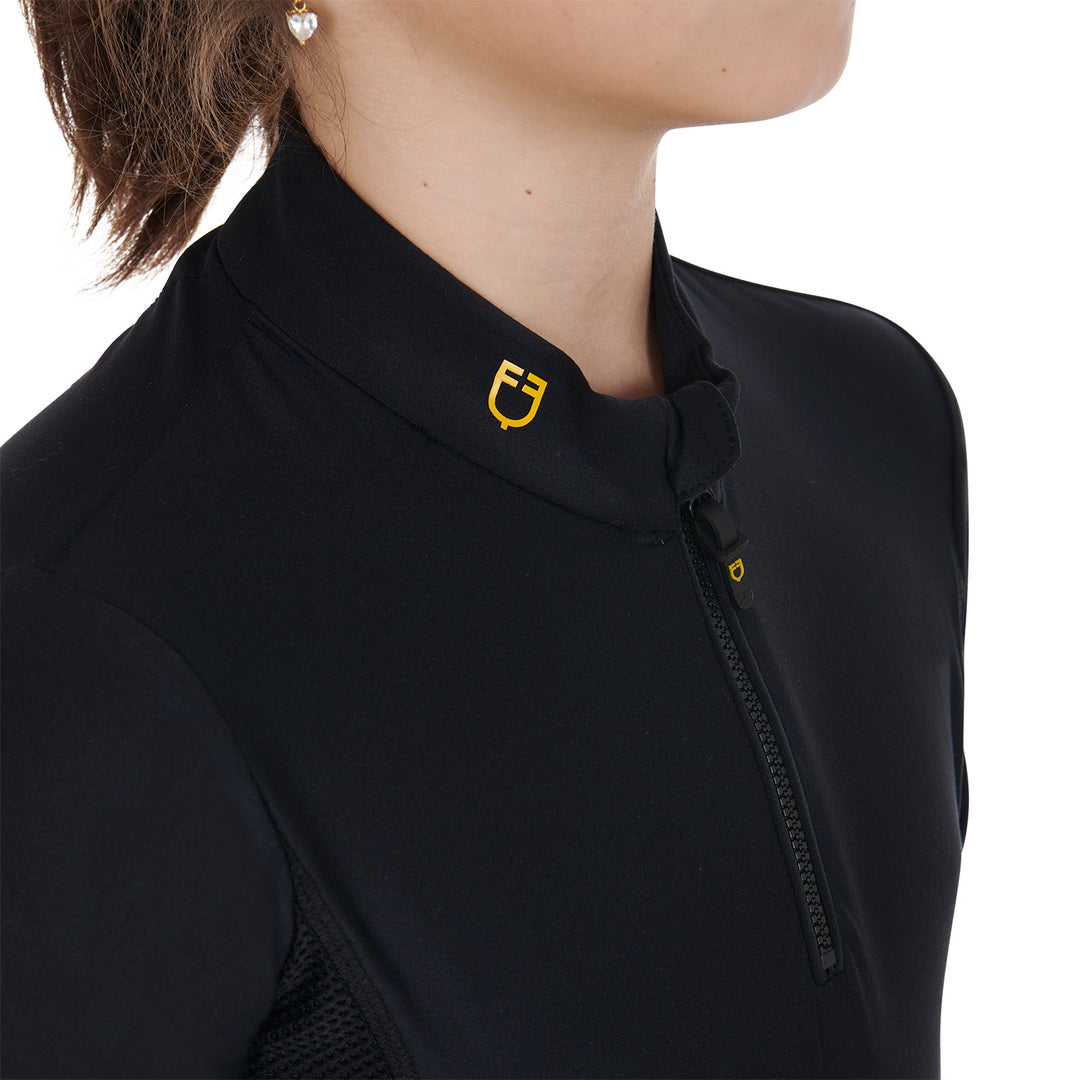 Girls' long-sleeved training base layer