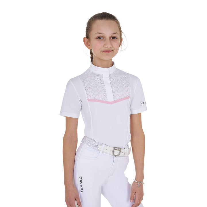Girls' competition polo shirt