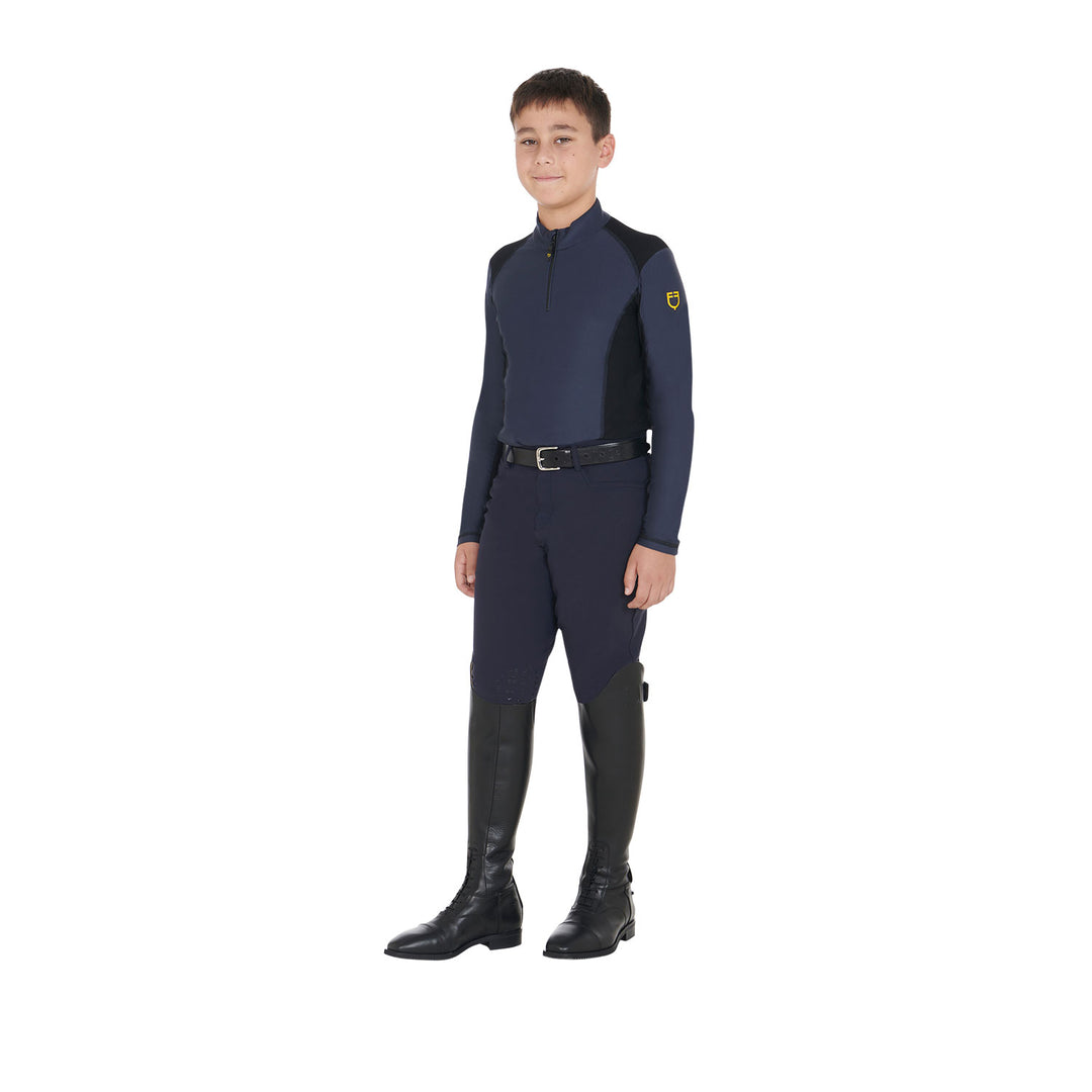 Boys' training base layer in technical fabric