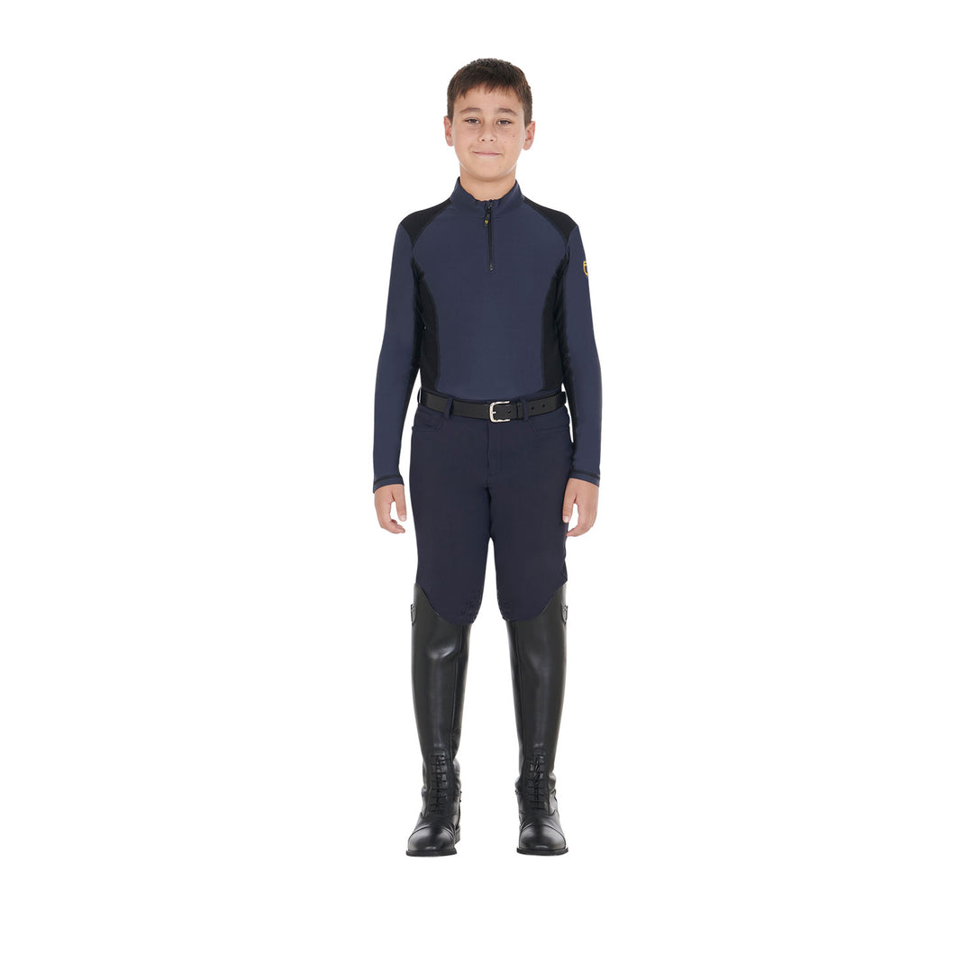Boys' training base layer in technical fabric