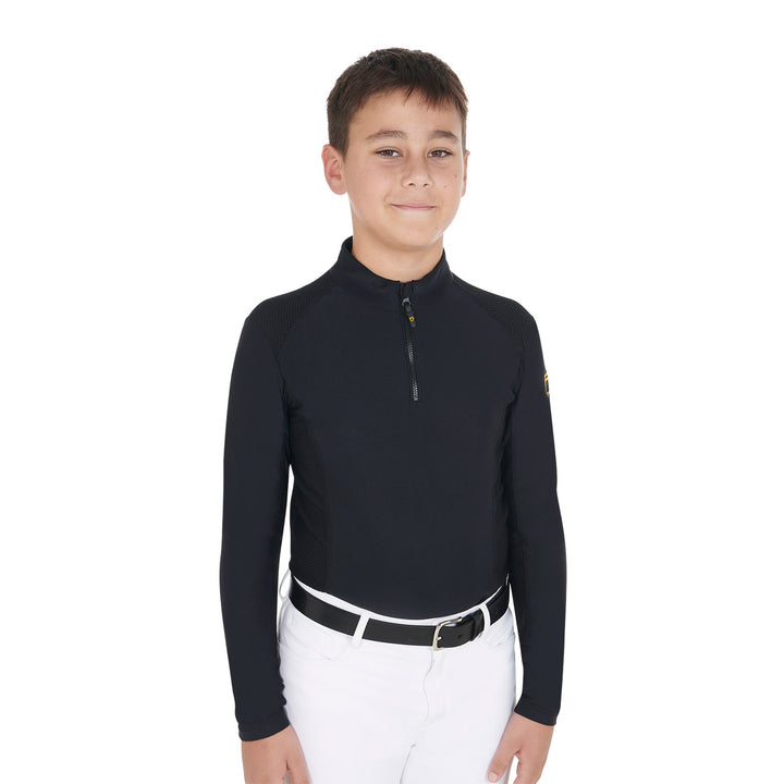 Boys' training base layer in technical fabric
