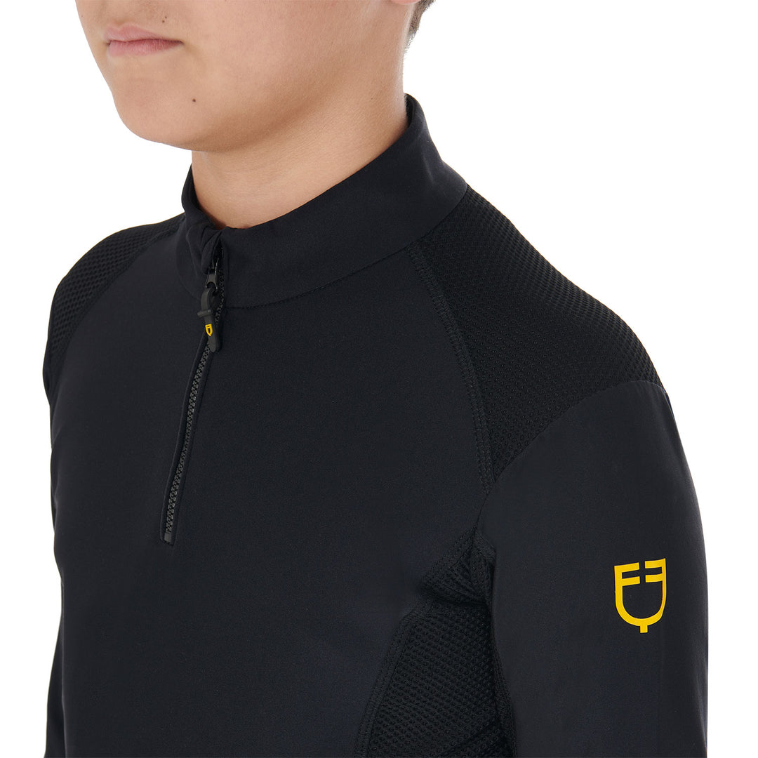 Boys' training base layer in technical fabric