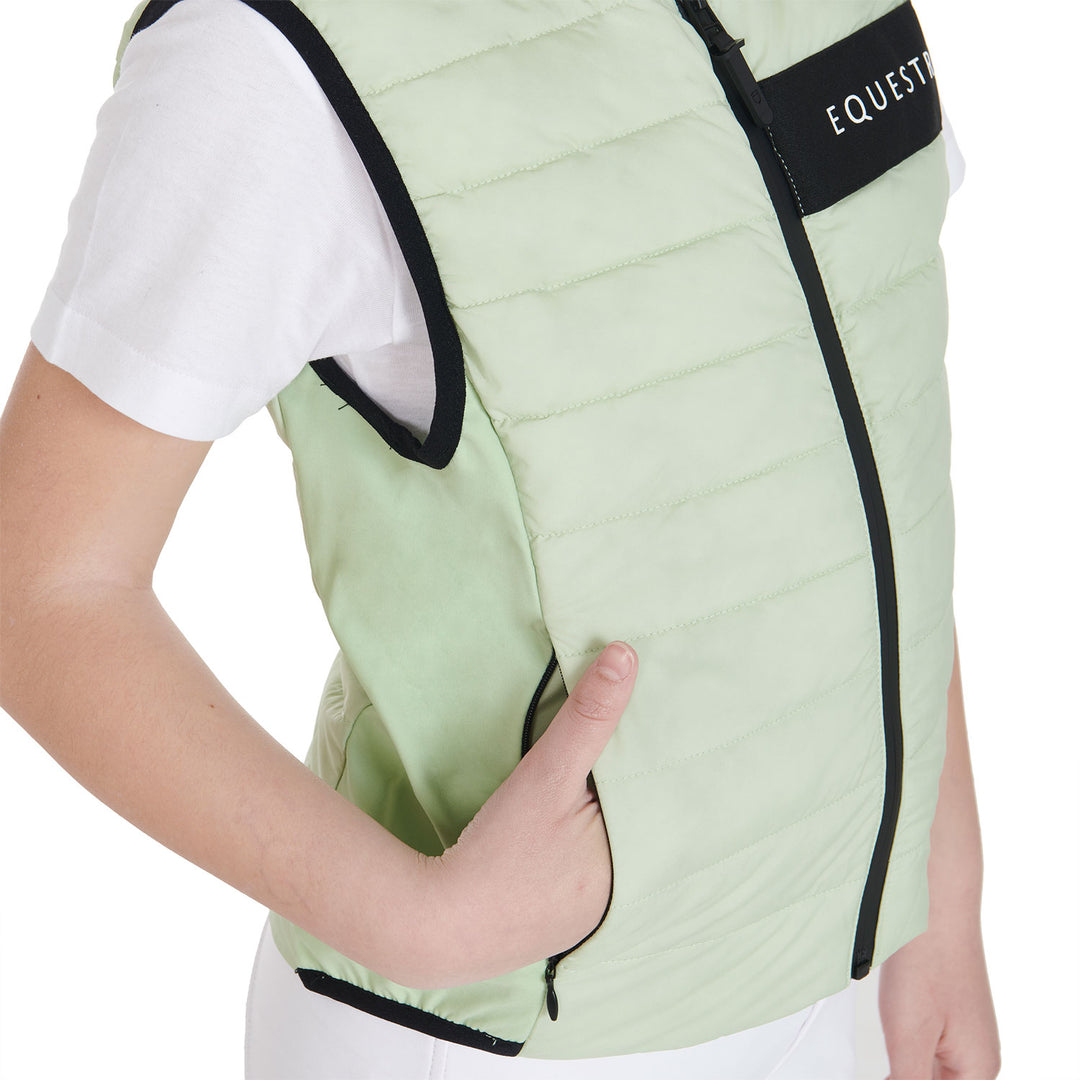 Kids' vest in technical fabric