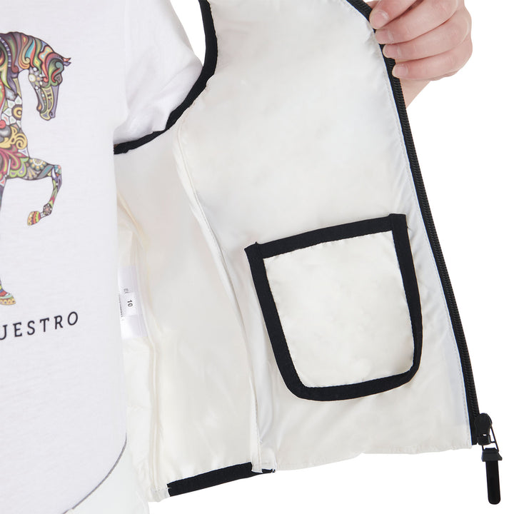 Kids' vest in technical fabric