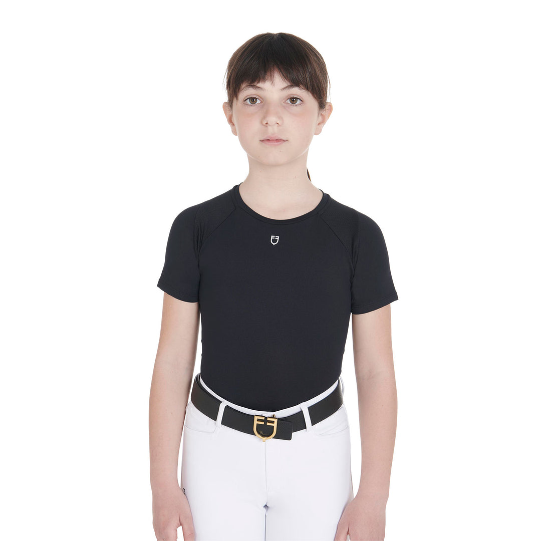 Kids' training t-shirt in technical fabric