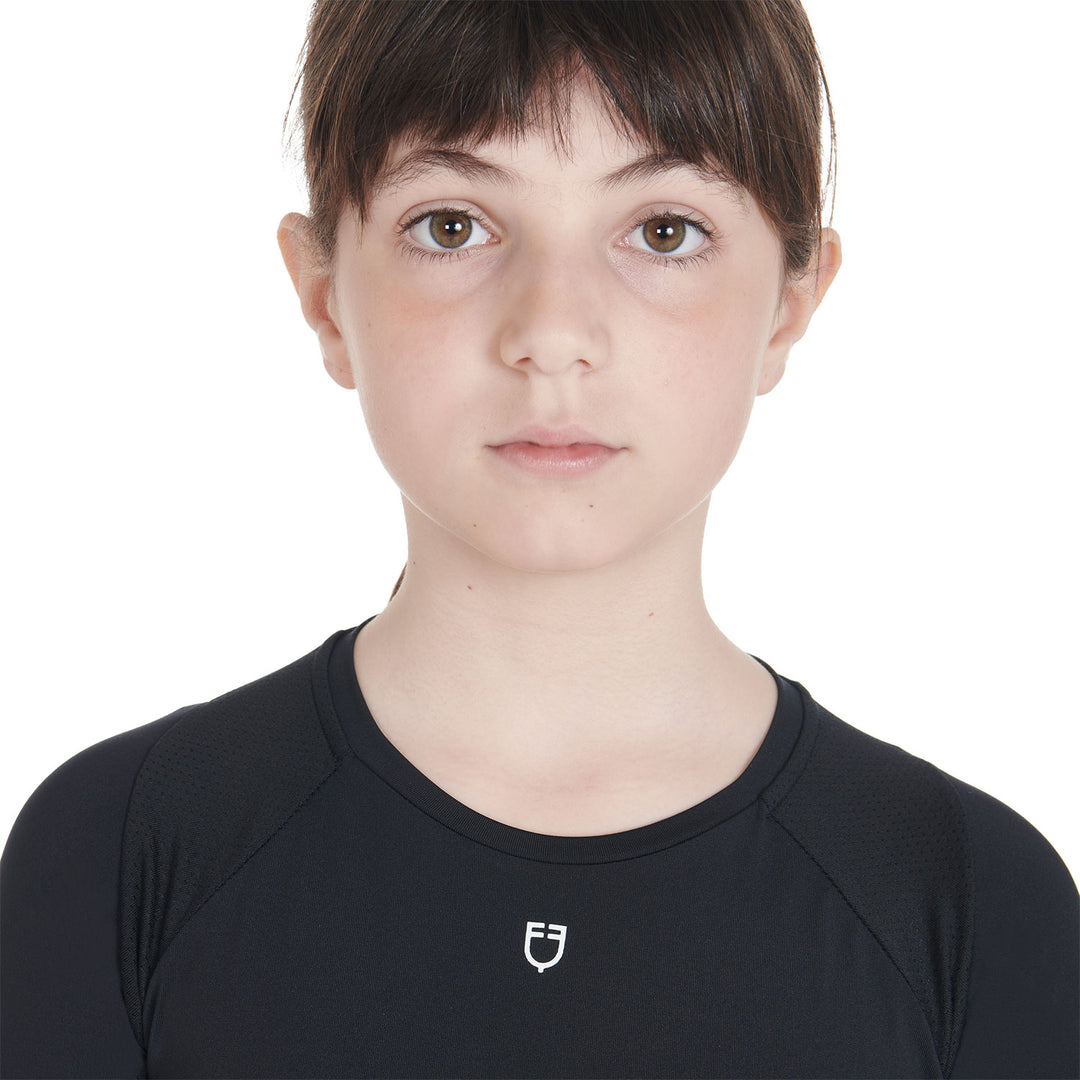 Kids' training t-shirt in technical fabric