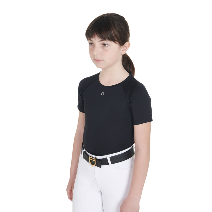Kids' training t-shirt in technical fabric