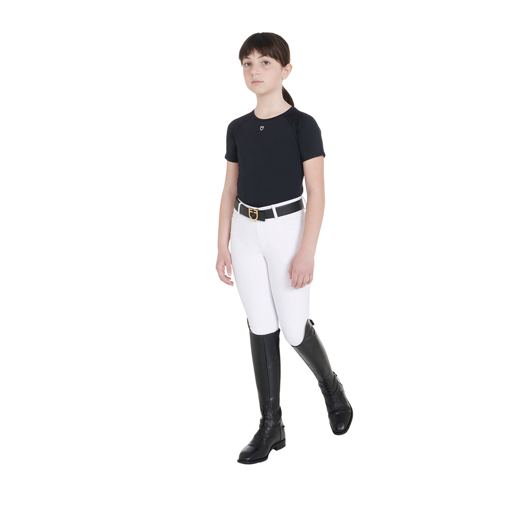 Kids' training t-shirt in technical fabric