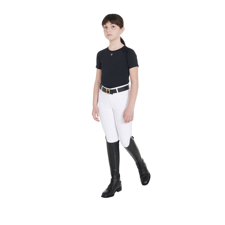 Kids' training t-shirt in technical fabric