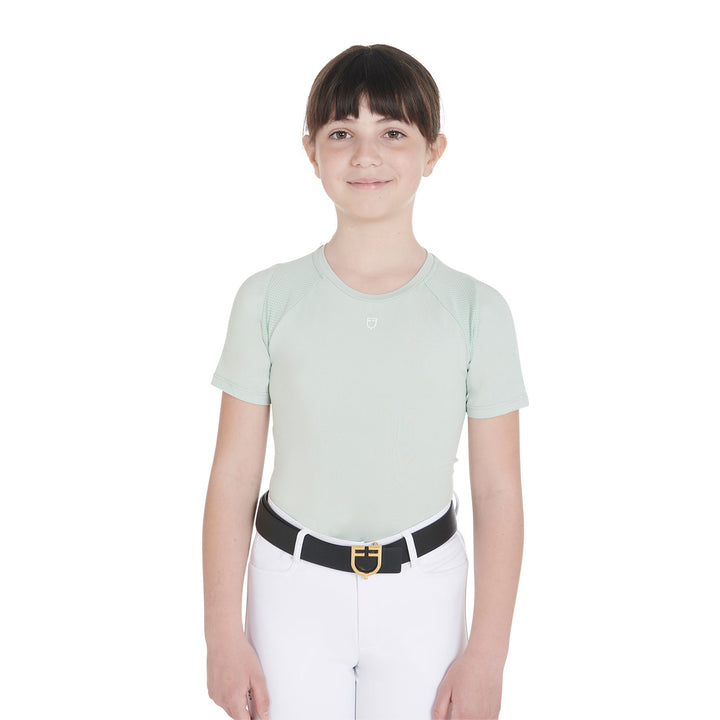 Kids' training t-shirt in technical fabric