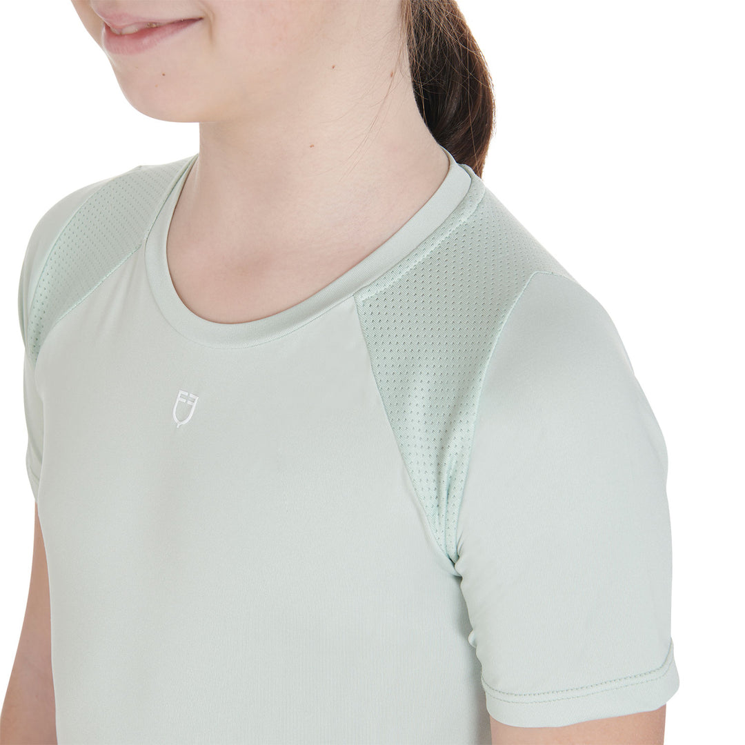 Kids' training t-shirt in technical fabric
