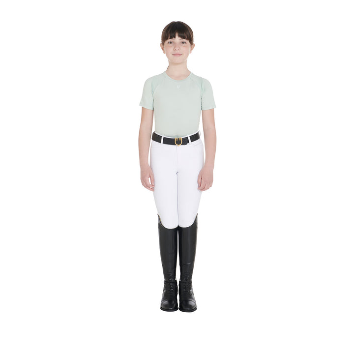 Kids' training t-shirt in technical fabric