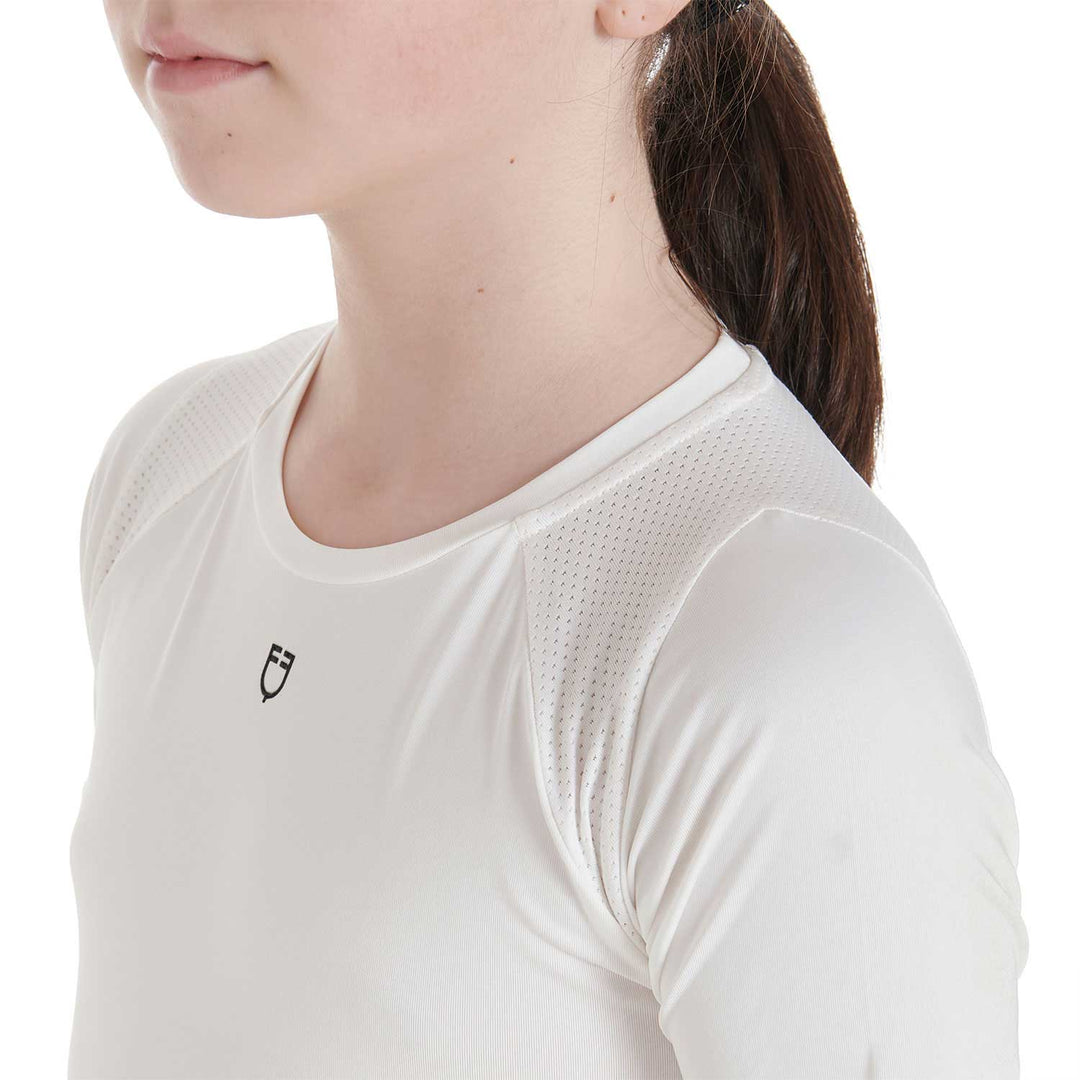 Kids' training t-shirt in technical fabric