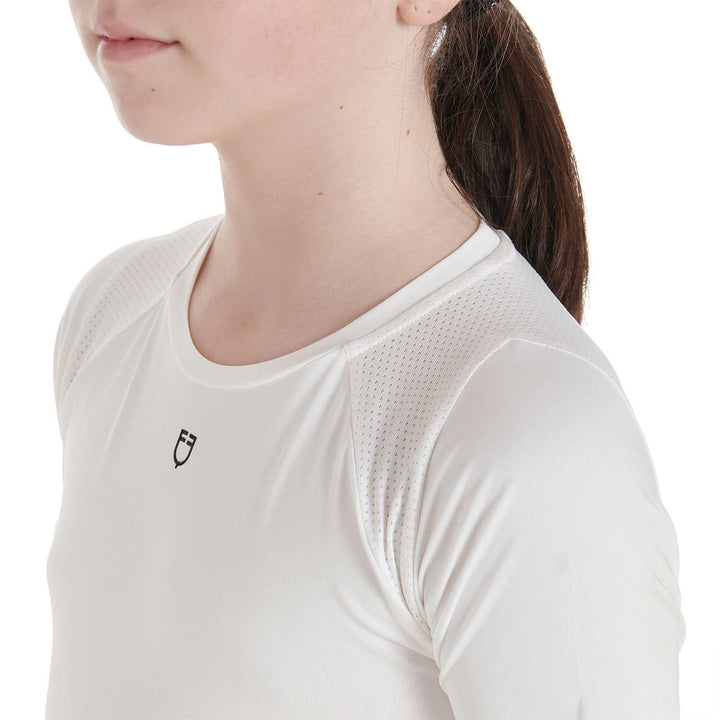 Kids' training t-shirt in technical fabric