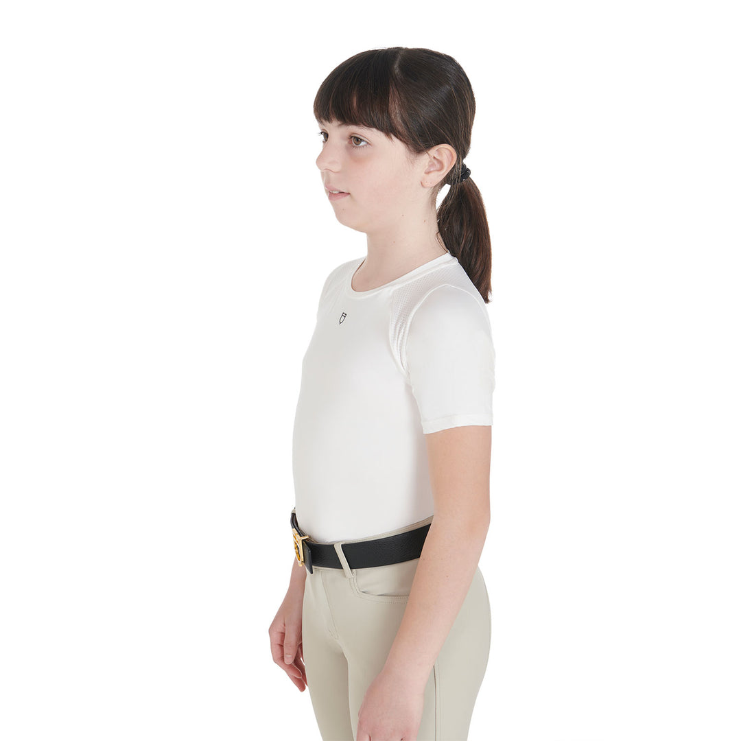 Kids' training t-shirt in technical fabric