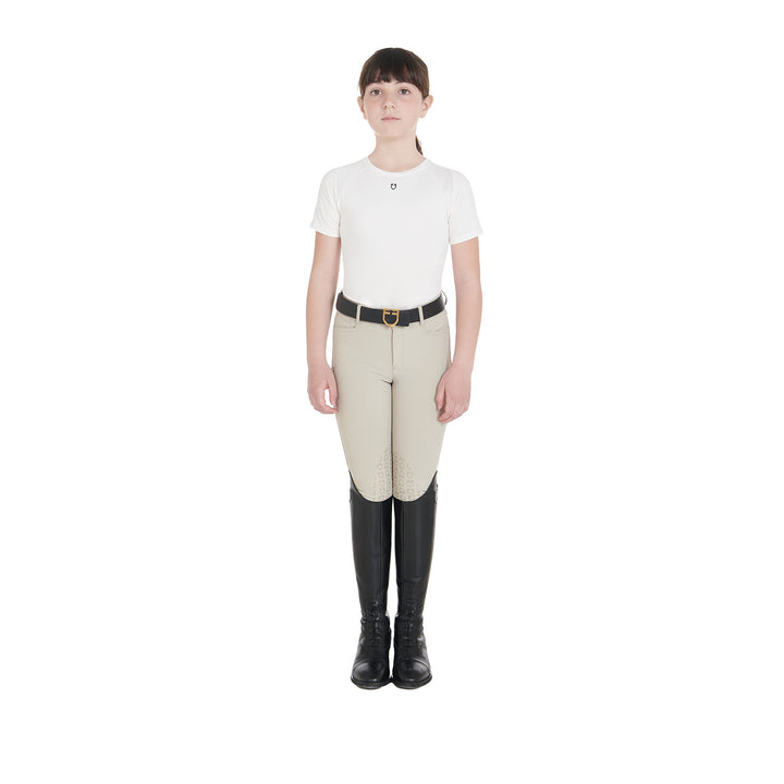 Kids' training t-shirt in technical fabric