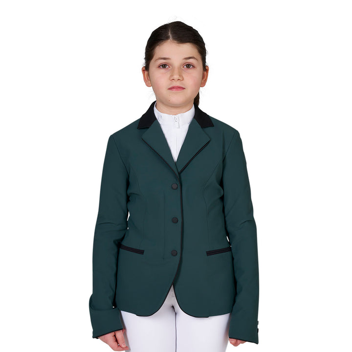 Kids' Unisex Competition Jacket With Zip And Buttons - Pine Grove