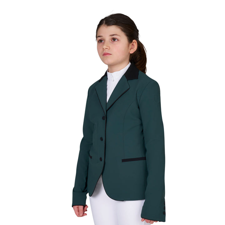 Kids' Unisex Competition Jacket With Zip And Buttons - Pine Grove