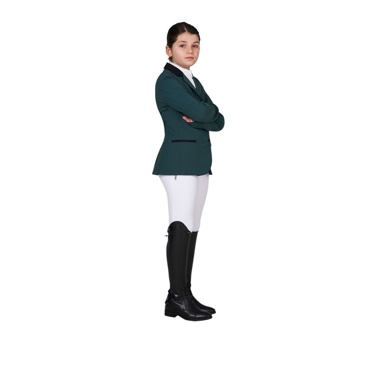 Kids' Unisex Competition Jacket With Zip And Buttons - Pine Grove