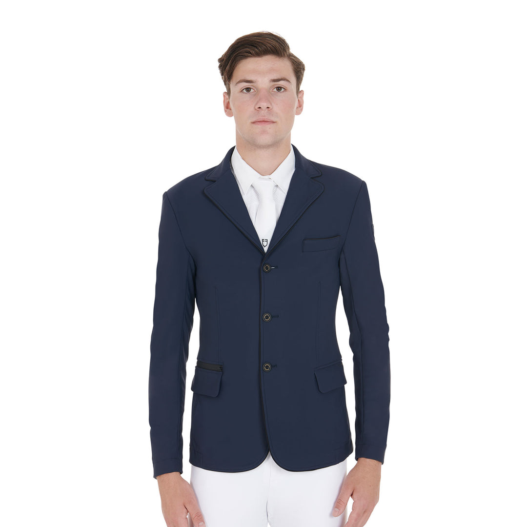 Men's competition jacket with side zip pocket