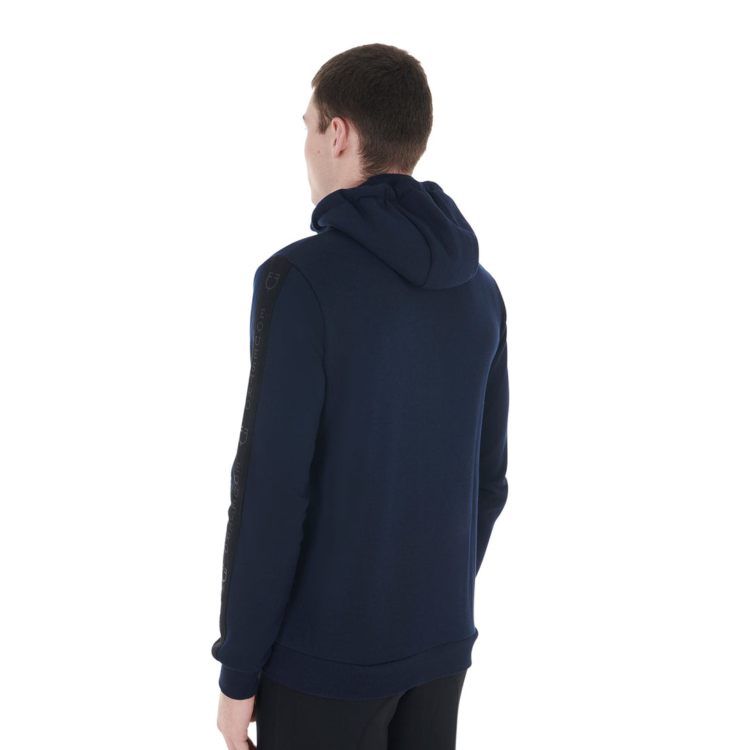 Men's hooded sweatshirt fleece inside